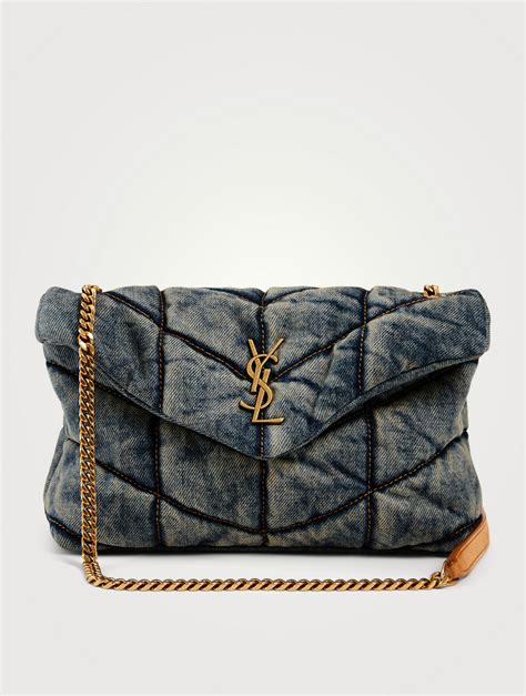 ysl tasche puffer toy|ysl denim puffer small.